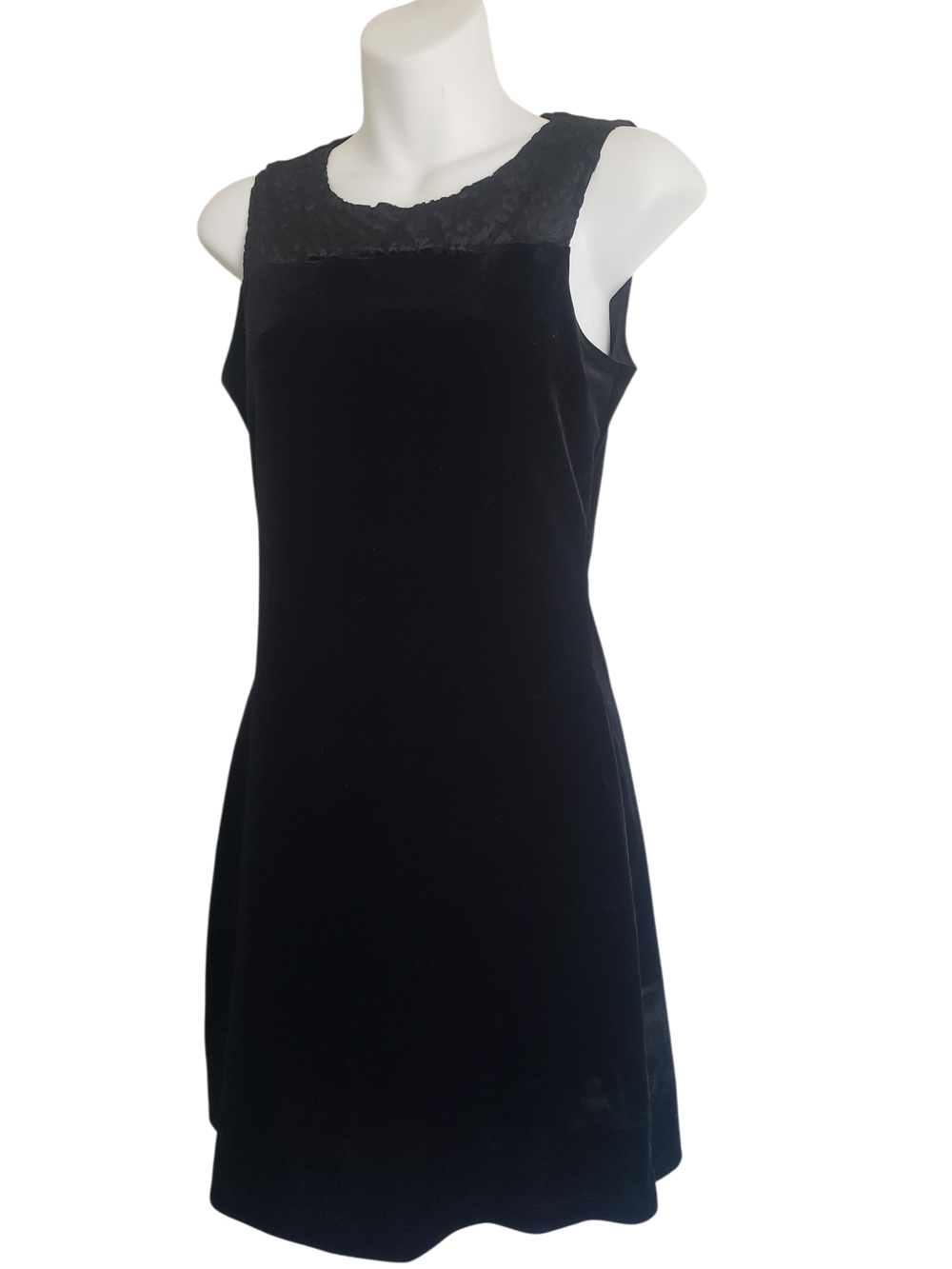 Vintage My Michelle Black Velvet Bodycon Minidress